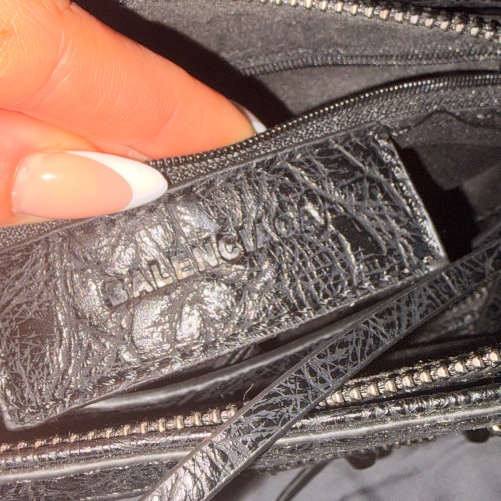 Black Balenciaga Leather Mini City Bag - Picture 12 of 14